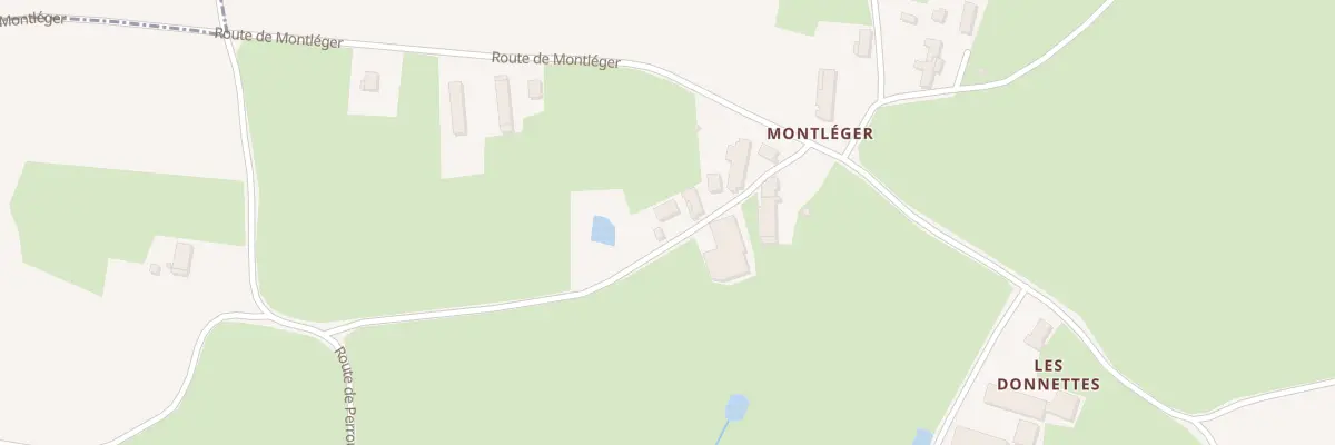 Plan du 1774 Rte de Montlèger à Mantenay-Montlin