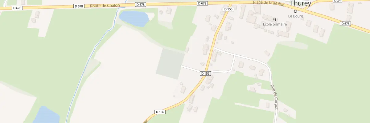 Plan du 12 Rte de Montret à Thurey