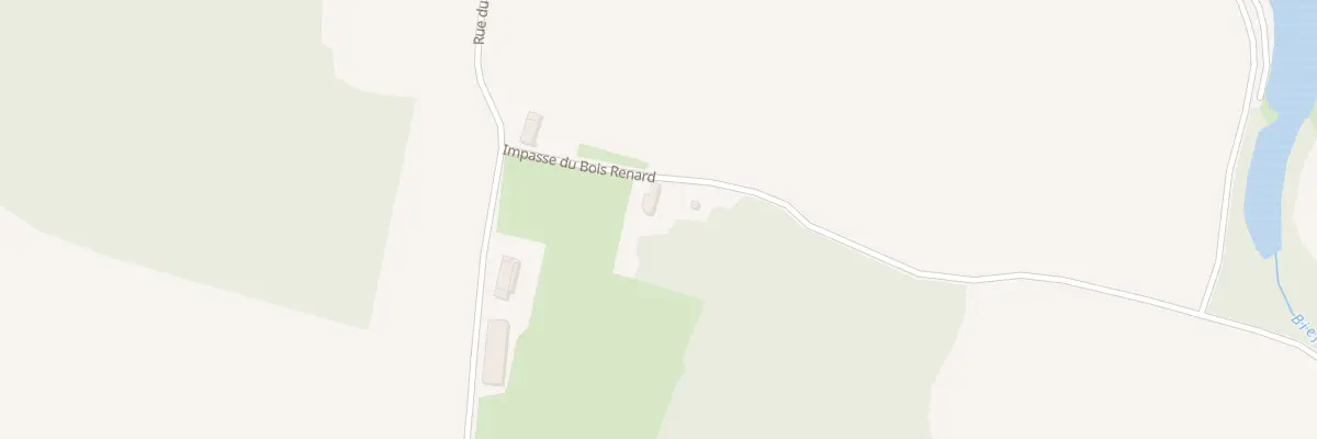 Plan du 2 Imp du Bois Renard à Saint-Didier-en-Bresse