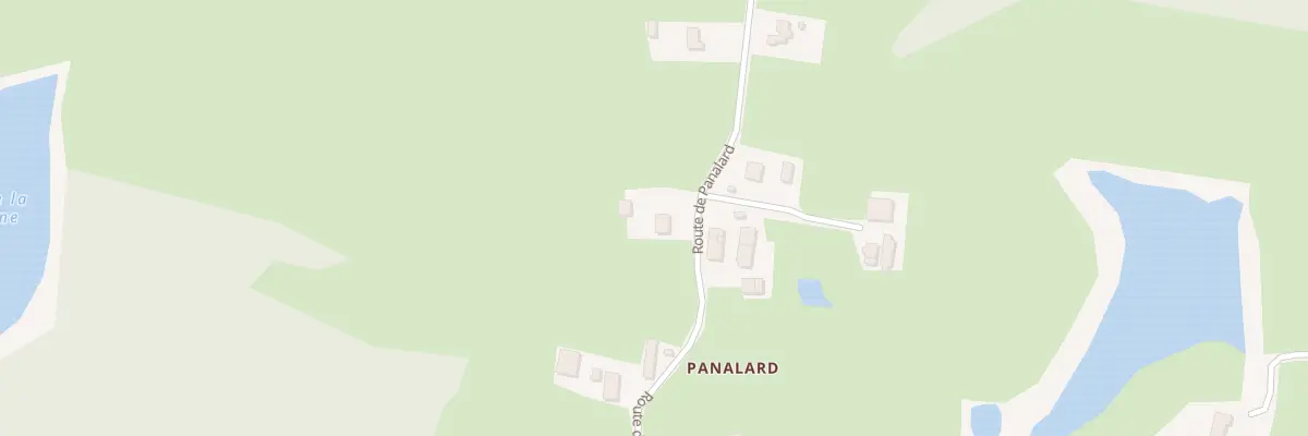 Plan du 1424 Rte de Panalard à Montracol
