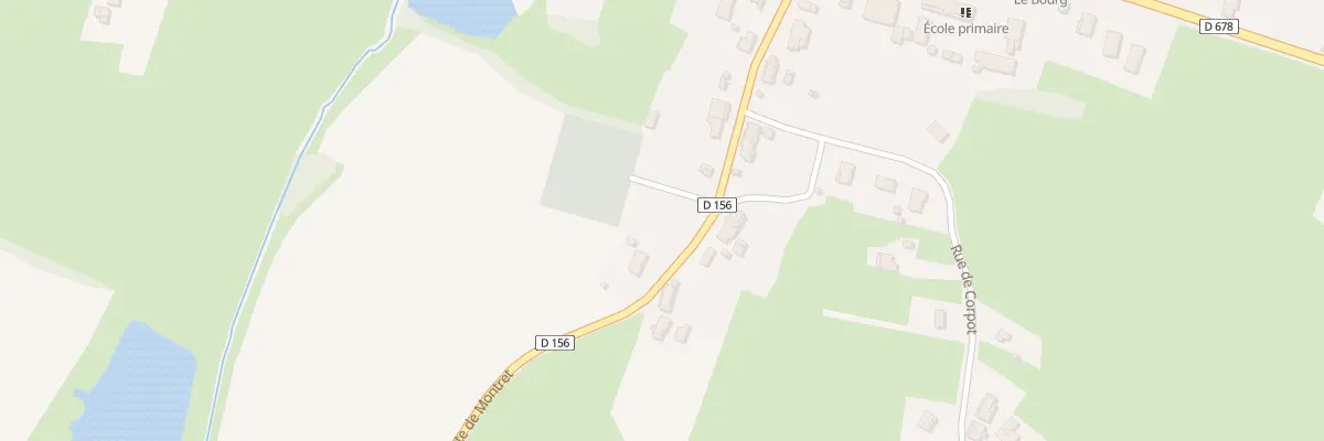 Plan du 14 Rte de Montret à Thurey