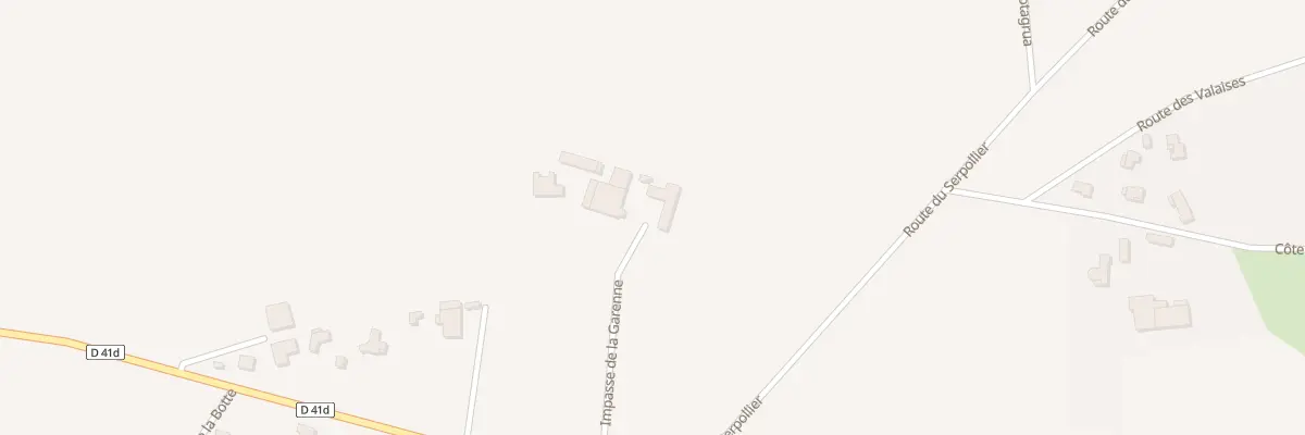 Plan du 1136 Rte de la Côte Saint André à Villeneuve-de-Marc
