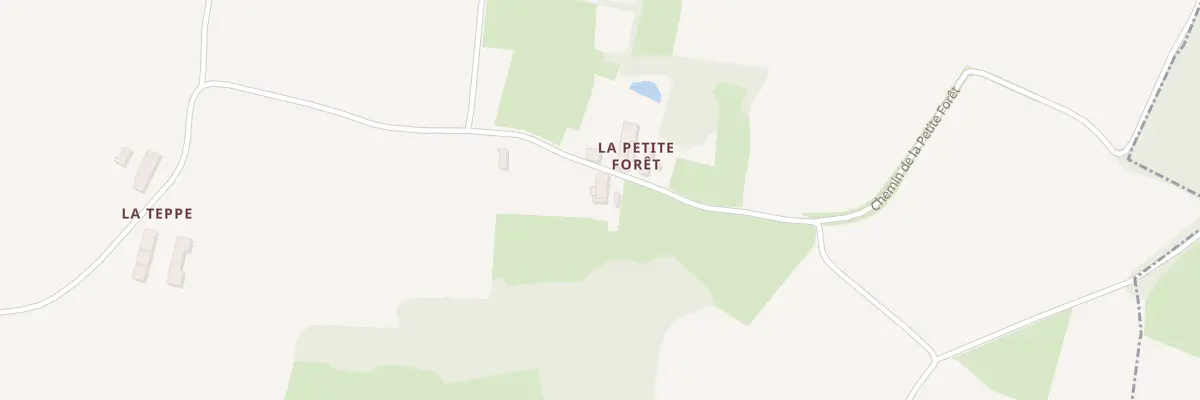 Plan du 110 Che de la Petite Forêt à Courtes