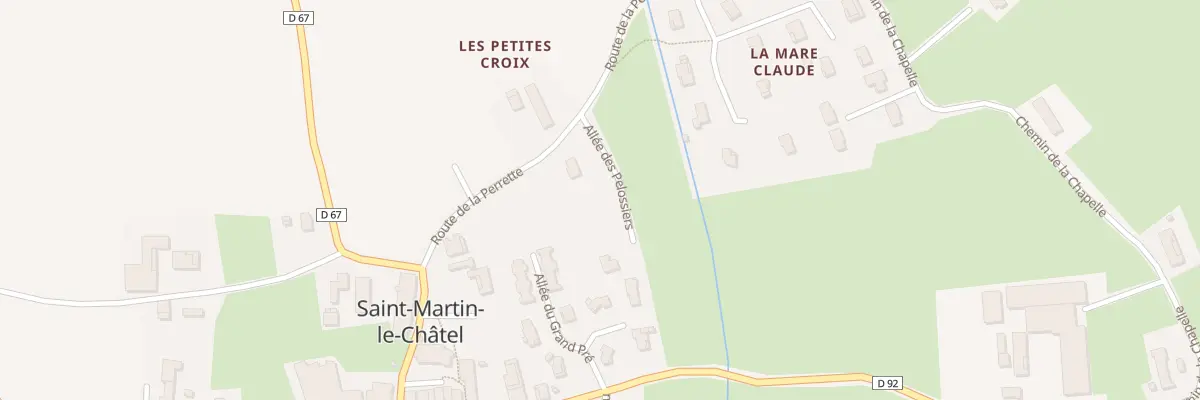 Plan du 80 All des Pelossiers à Saint-Martin-le-Châtel