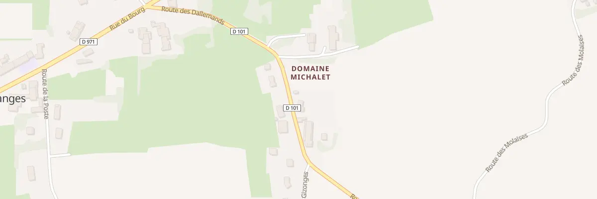 Plan du 299 Rte des Dallemands à Bantanges