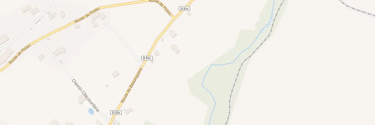 Plan du 2035 Rte de Beaurepaire à Pommier-de-Beaurepaire
