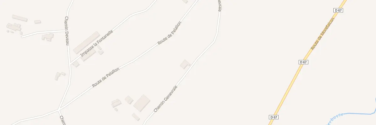 Plan du 575 Che Genevraie à Valherbasse