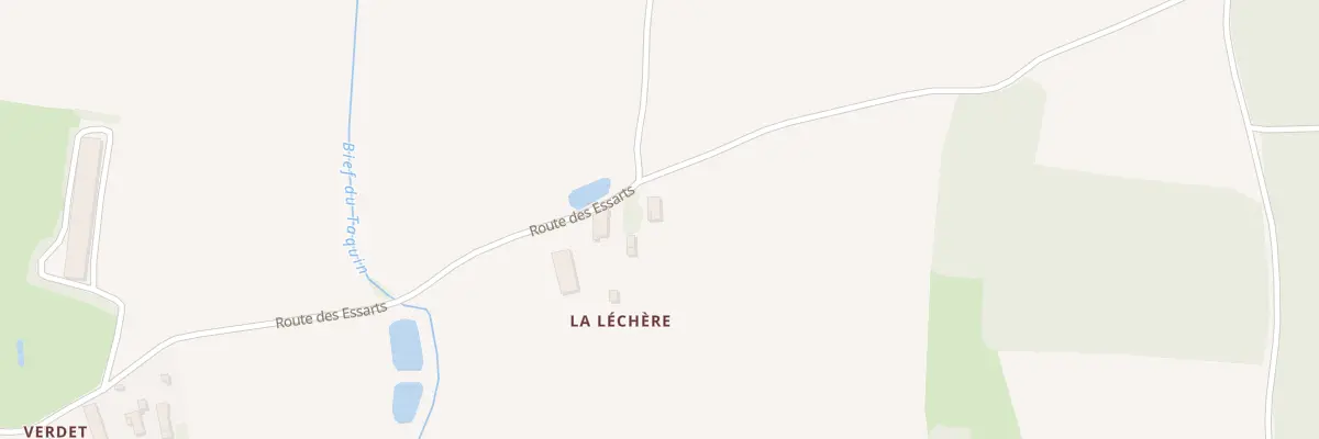 Plan du 734 Rte des Essarts à Vernoux