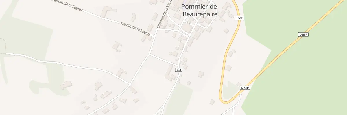 Plan du 238 Gr Grande Rue à Pommier-de-Beaurepaire