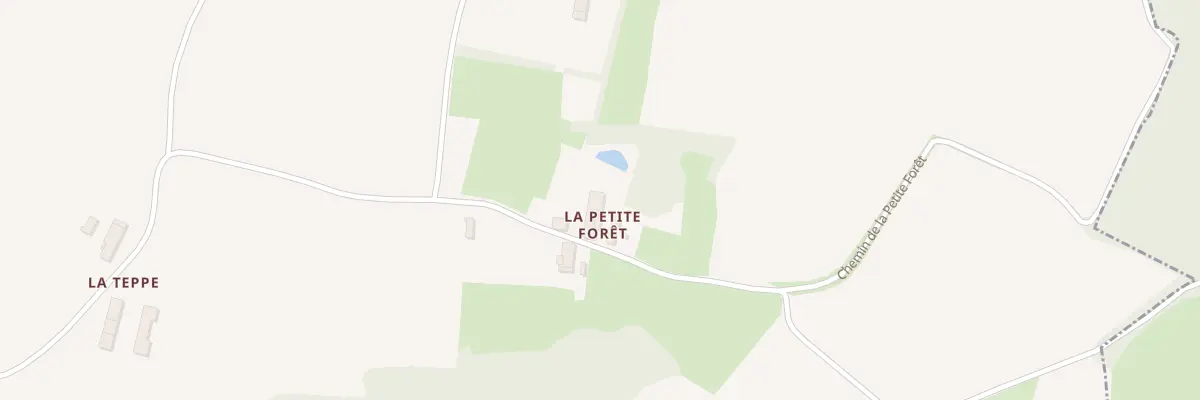 Plan du 121 Che de la Petite Forêt à Courtes