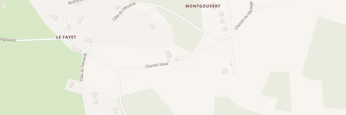Plan du 114 Che Vieux à Charantonnay