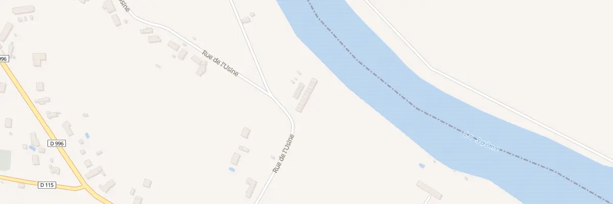 Plan du 8 Rue de l’Usine à Pouilly-sur-Saône