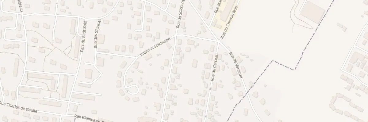 Plan du 13A Rue de Soicheron à Is-sur-Tille