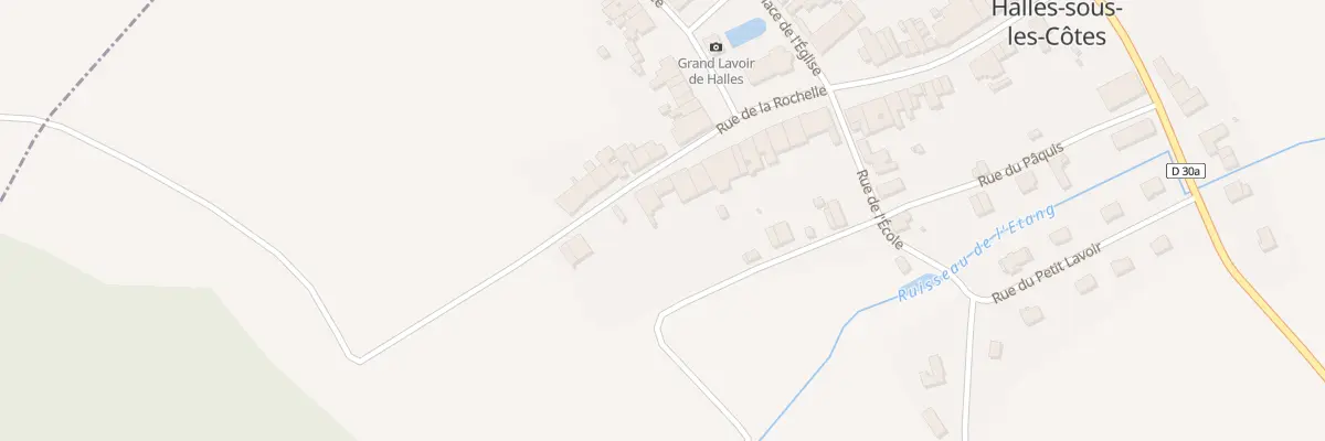 Plan du 15 Rue de la Rochelle à Halles-sous-les-Côtes