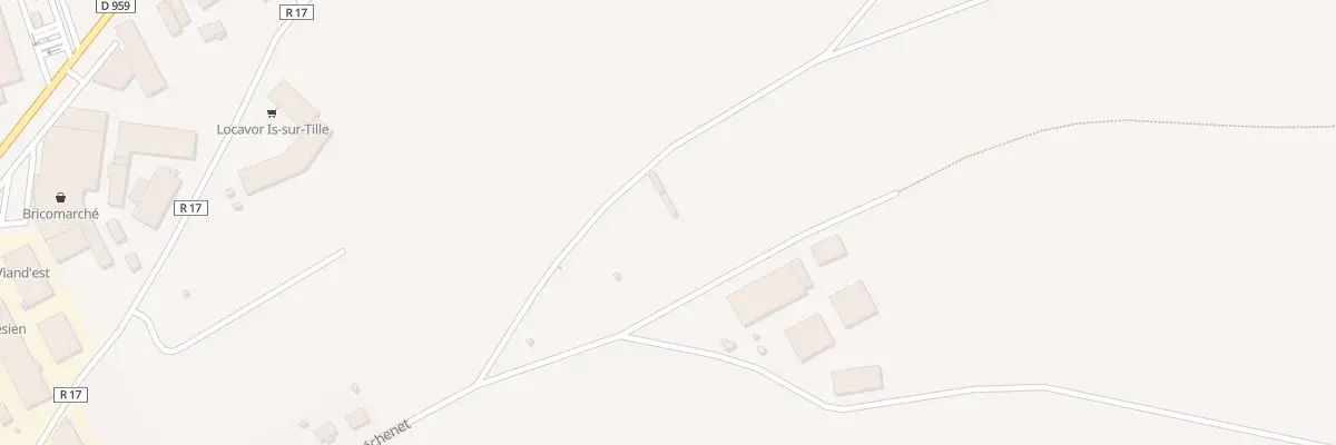 Plan du 9001 Corvee de l’Epine à Is-sur-Tille