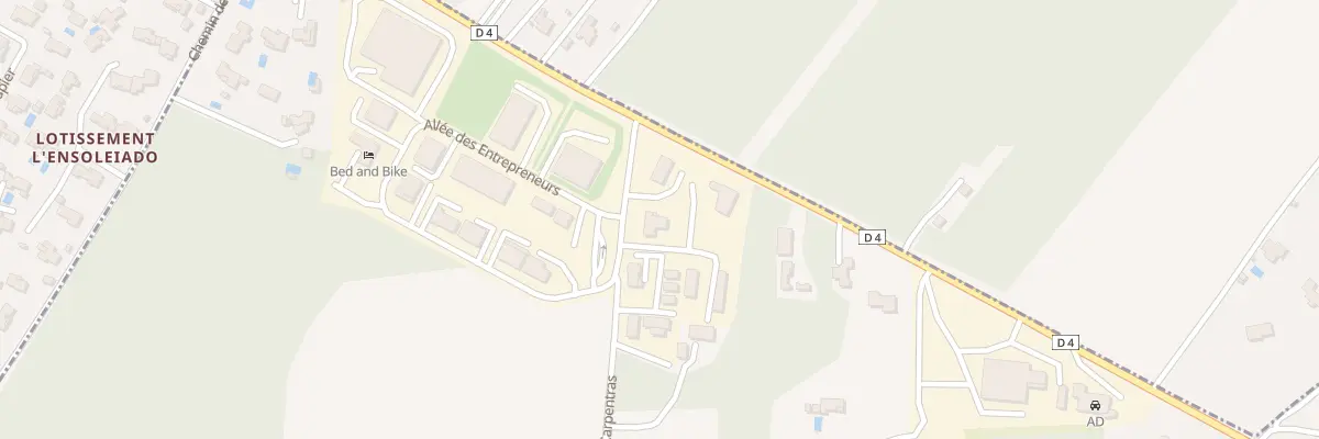 Plan du 5451F Rte de Carpentras à Venasque