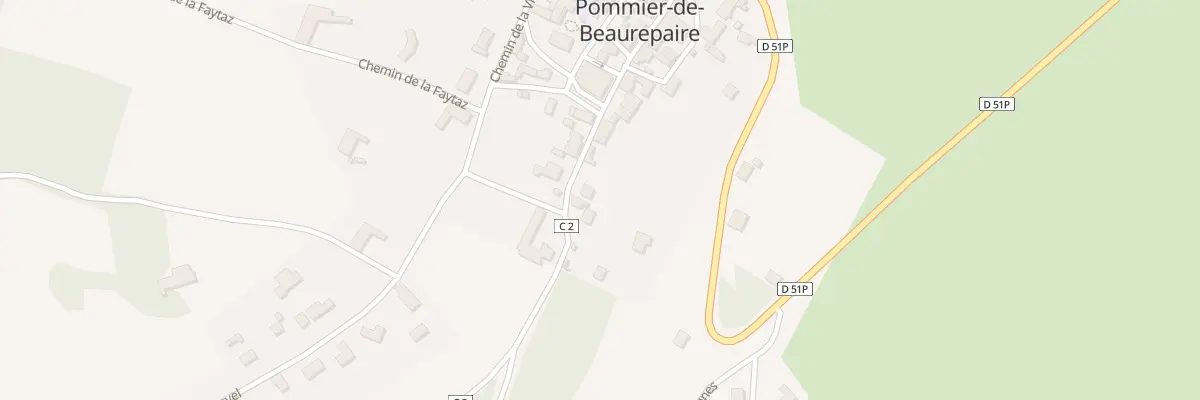 Plan du 219 Grande Rue à Pommier-de-Beaurepaire
