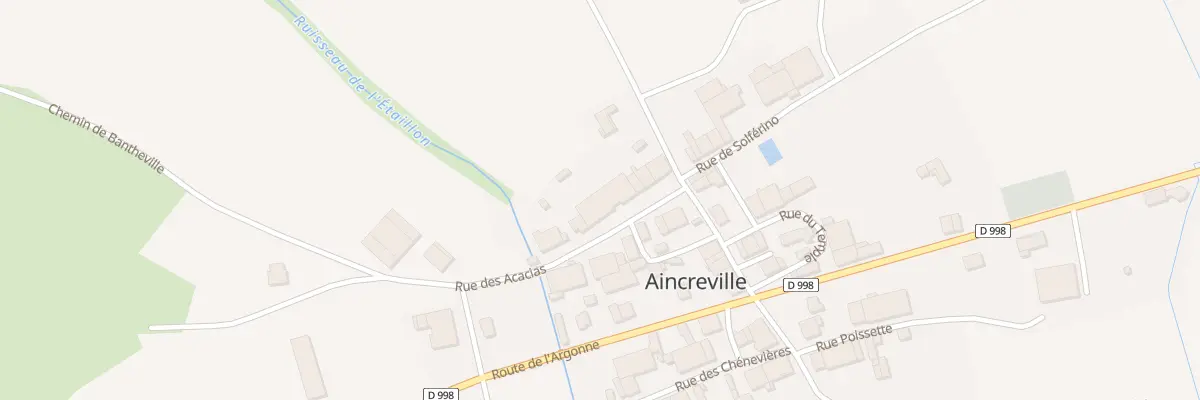 Plan du 6 Rue des Acacias à Aincreville