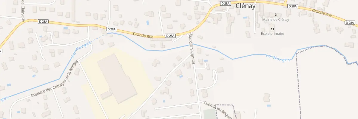 Plan du 2 Che du Tertre à Clénay