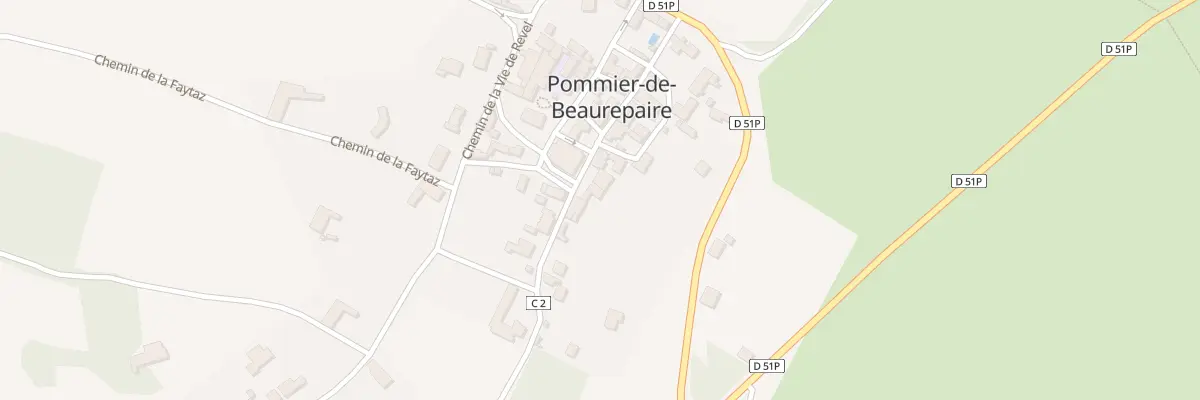 Plan du 19 Pl du Baron du Teil à Pommier-de-Beaurepaire