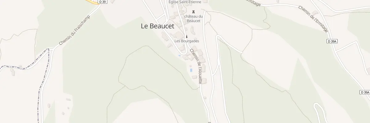 Plan du 39 Rte de la Bastide au Beaucet