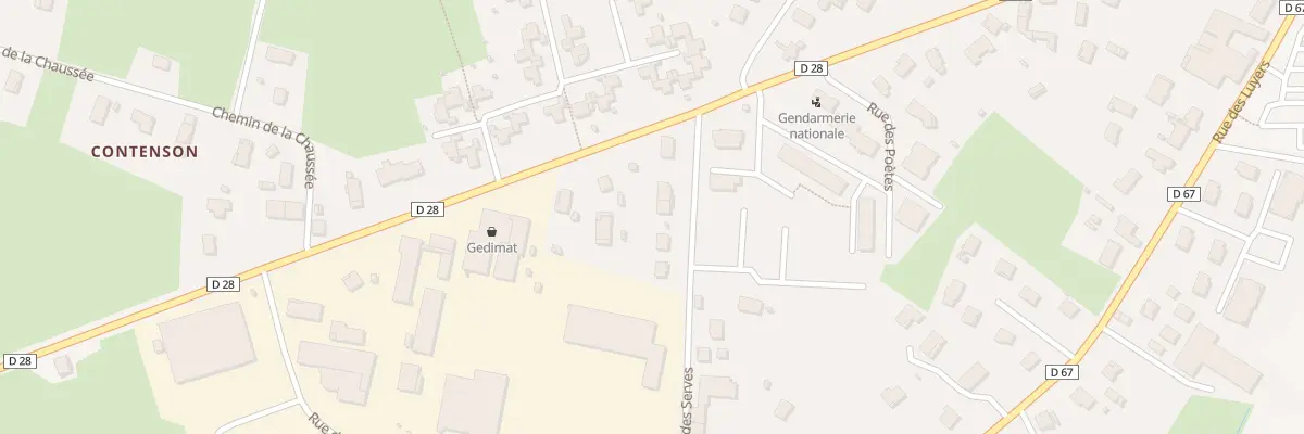 Plan du 6 Rue des Serves à Montrevel-en-Bresse