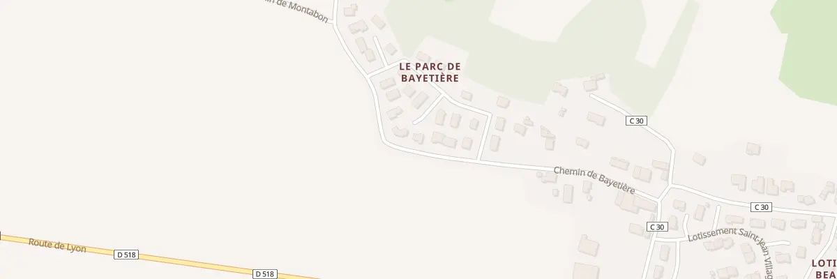 Plan du 5767 Che de Bayetiere à Saint-Jean-de-Bournay