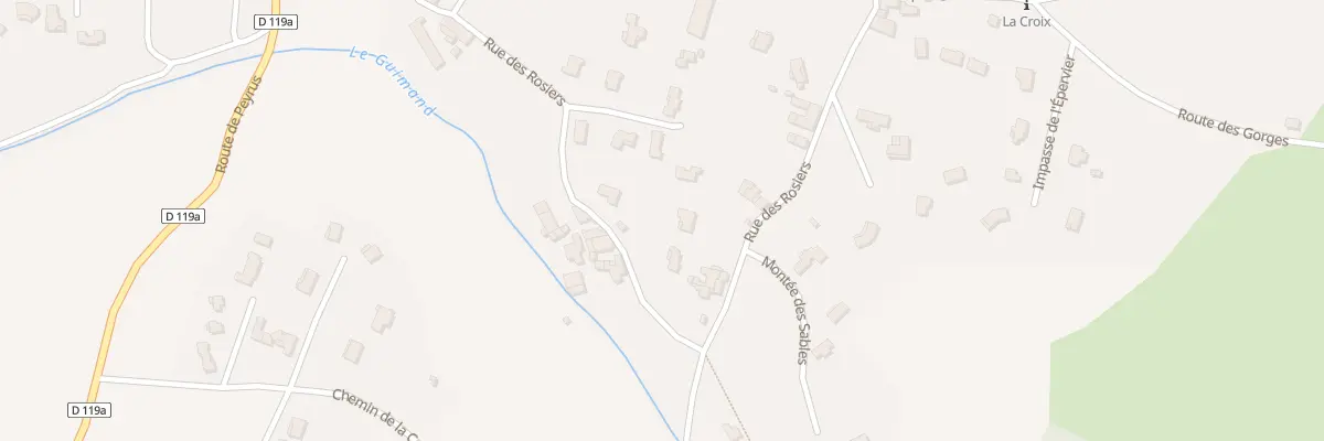 Plan du 355 Rue des Rosiers à Saint-Vincent-la-Commanderie