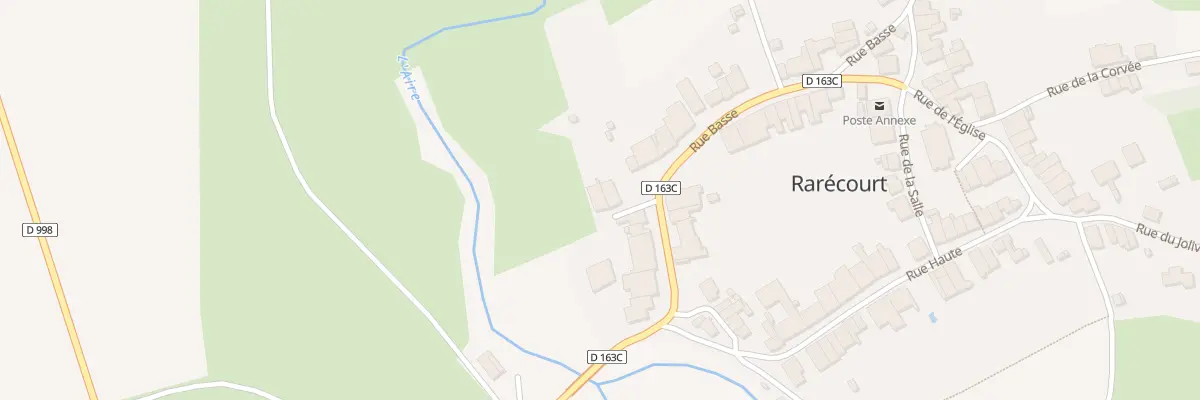 Plan du 1 Rue de Hurtembois à Rarécourt
