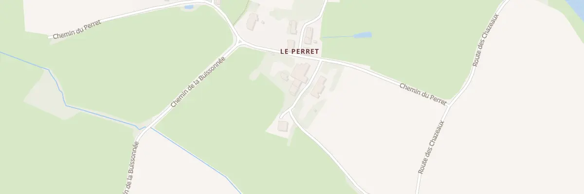 Plan du 245 Che du Perret à Ménetreuil