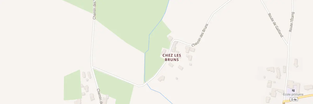 Plan du 400 Che des Bruns à Faramans