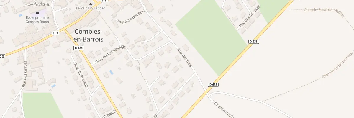 Plan du 11B Rue des Bois à Combles-en-Barrois