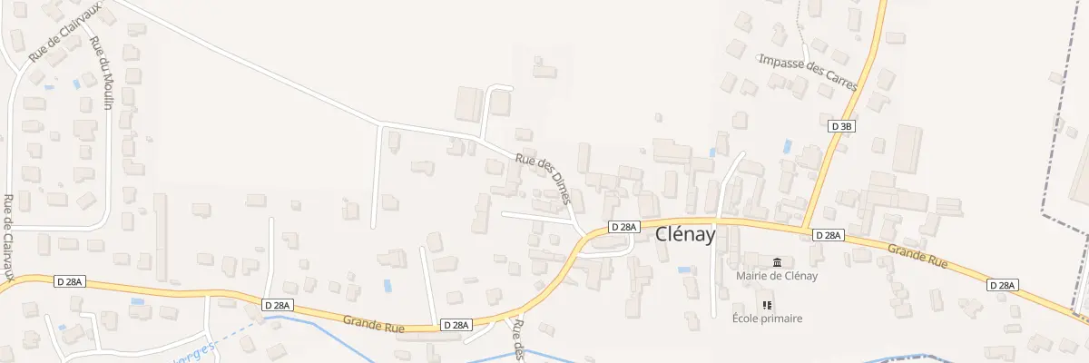Plan du 7 Rue des Dimes à Clénay