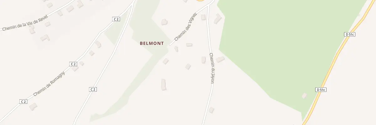 Plan du 107 Che des Vignes à Pommier-de-Beaurepaire