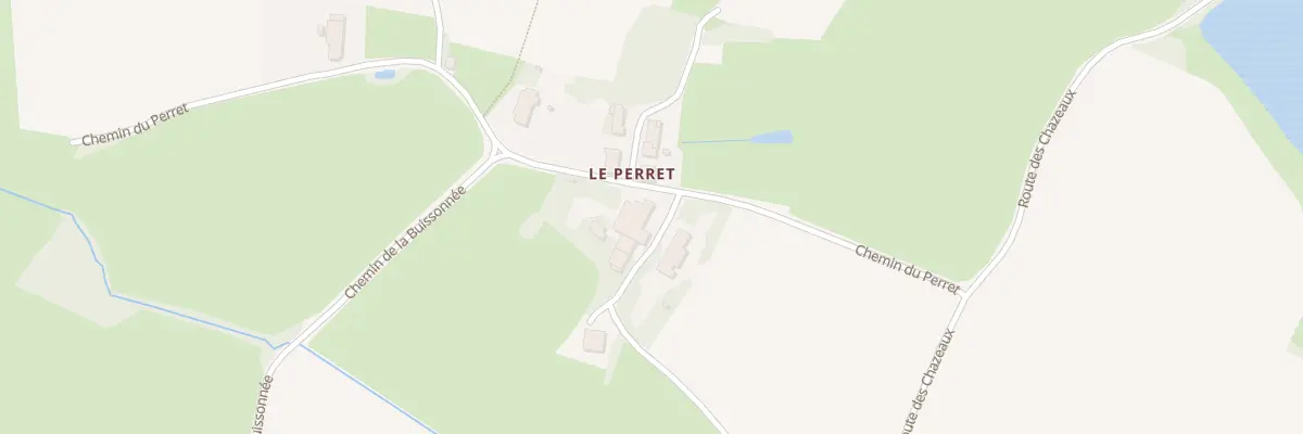 Plan du 235 Che du Perret à Ménetreuil