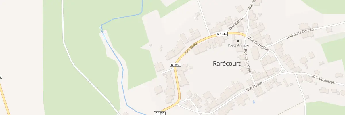 Plan du 11 Rue Basse à Rarécourt
