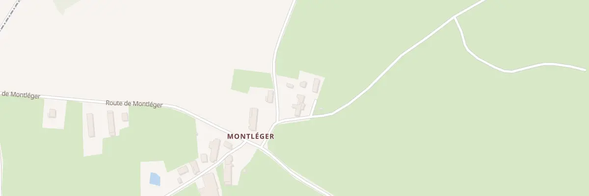 Plan du 1675 Rte de Montlèger à Mantenay-Montlin