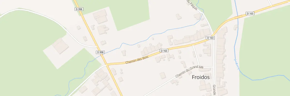 Plan du 5 Che des Bois à Froidos