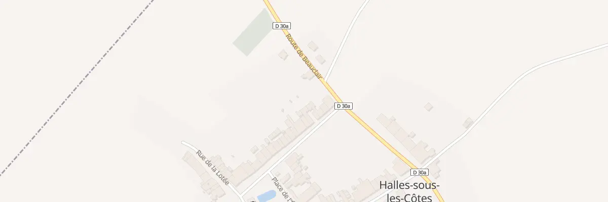 Plan du 25 Rue du Vinaigrier à Halles-sous-les-Côtes