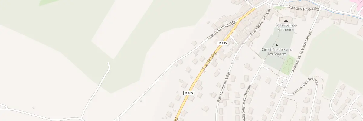 Plan du 21 Rue de la Chalaide à Fains-Véel