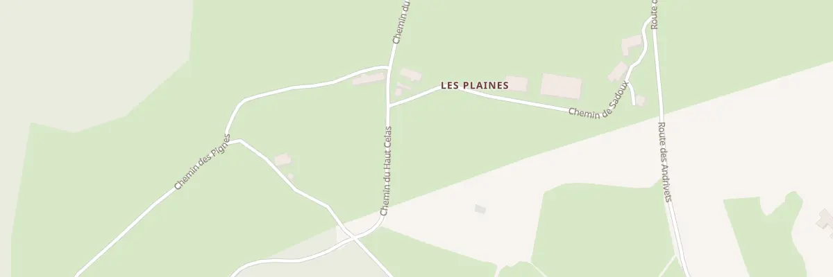Plan du 5009 Les Plaines à Mornans