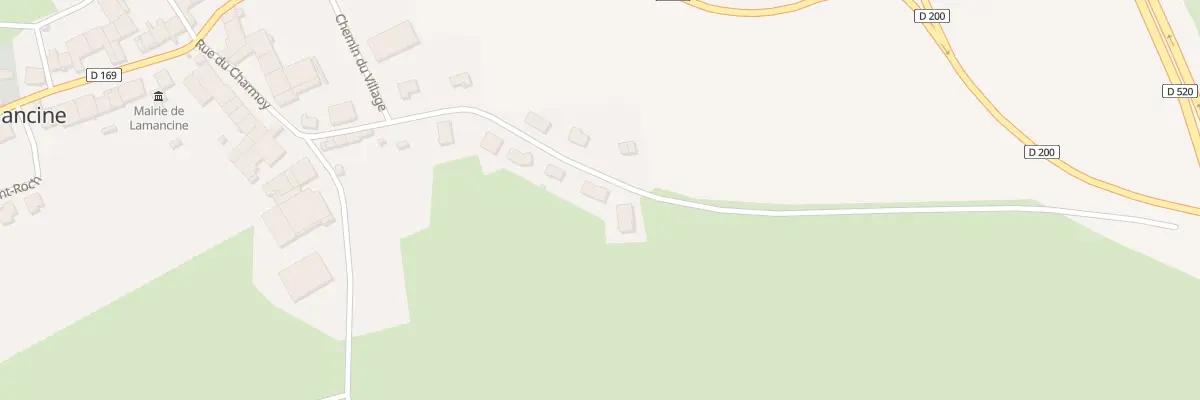 Plan du 25 Rue du Charmoy à Lamancine