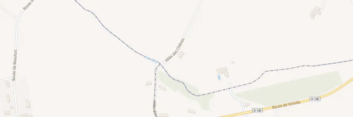 Plan du 232 All des Chênes à Beaufort