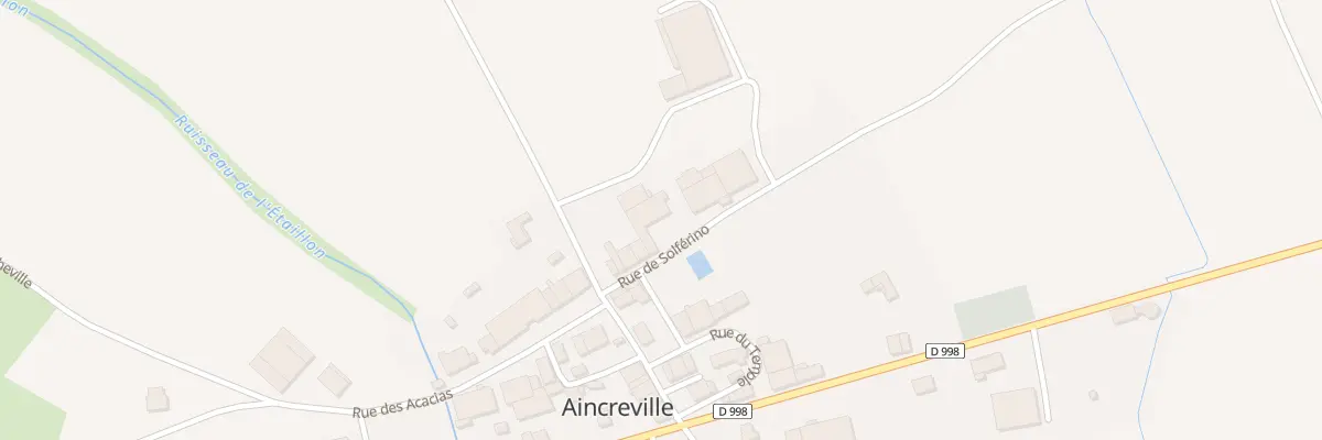 Plan du 5 Rue de Solférino à Aincreville