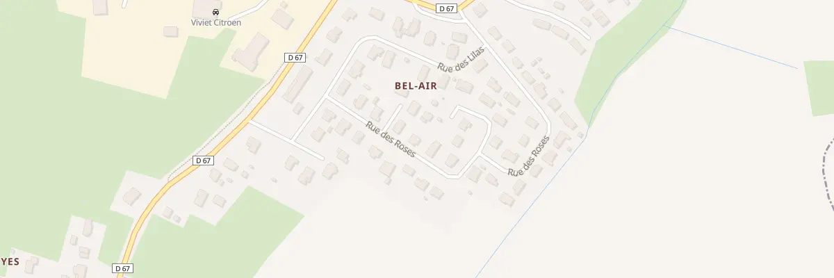 Plan du 20 Rue des Roses à Montrevel-en-Bresse