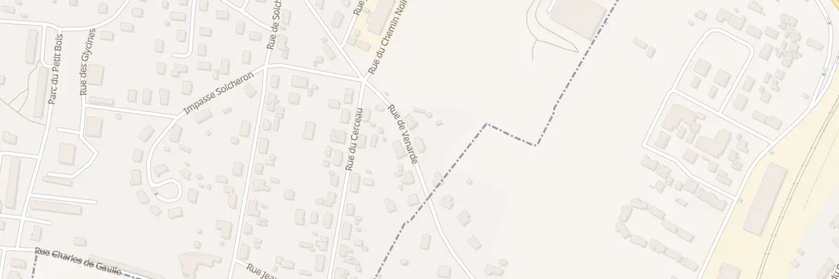Plan du 3 Rue de Venarde à Is-sur-Tille