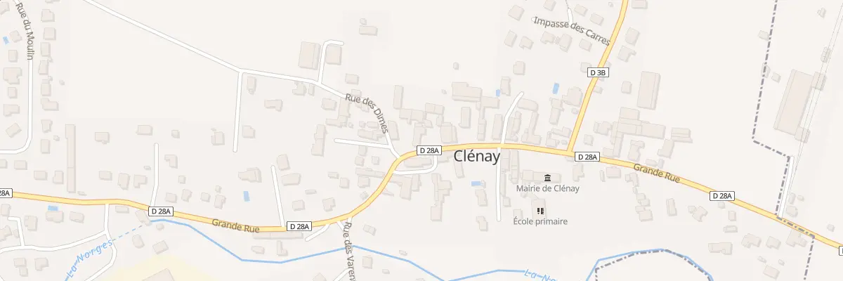 Plan du 36 Gr Grande Rue à Clénay