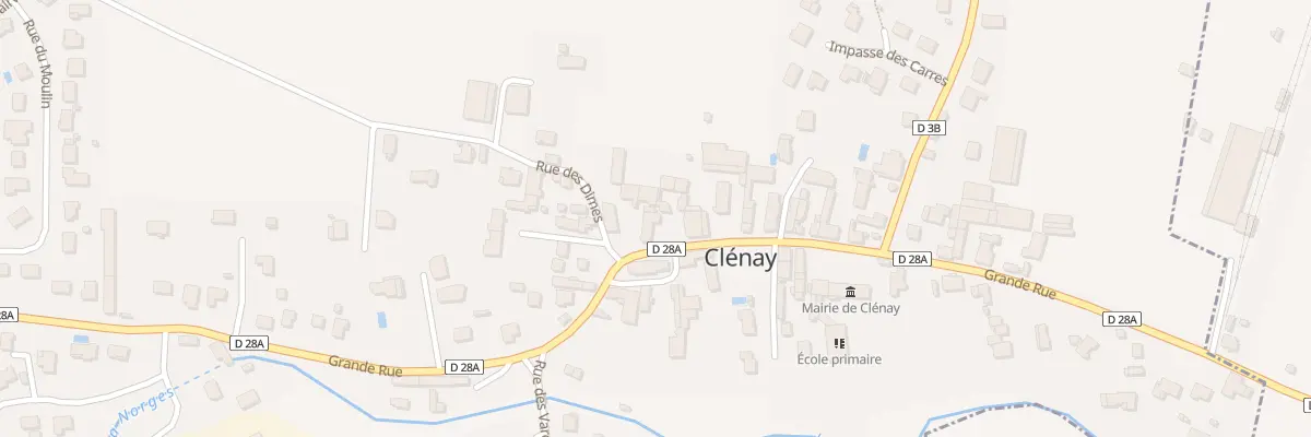Plan du 36 Gr Grande Rue à Clénay