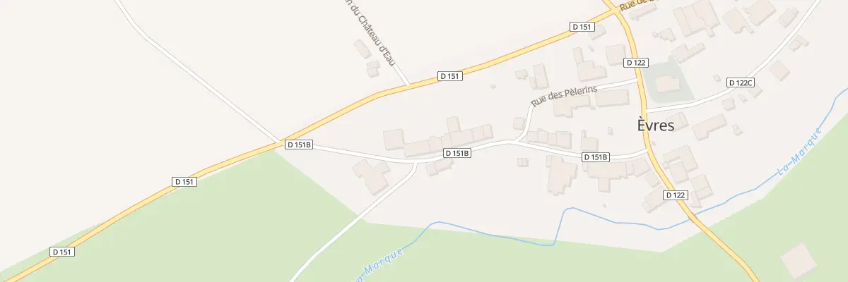 Plan du 22 Rue du Moulin à Èvres