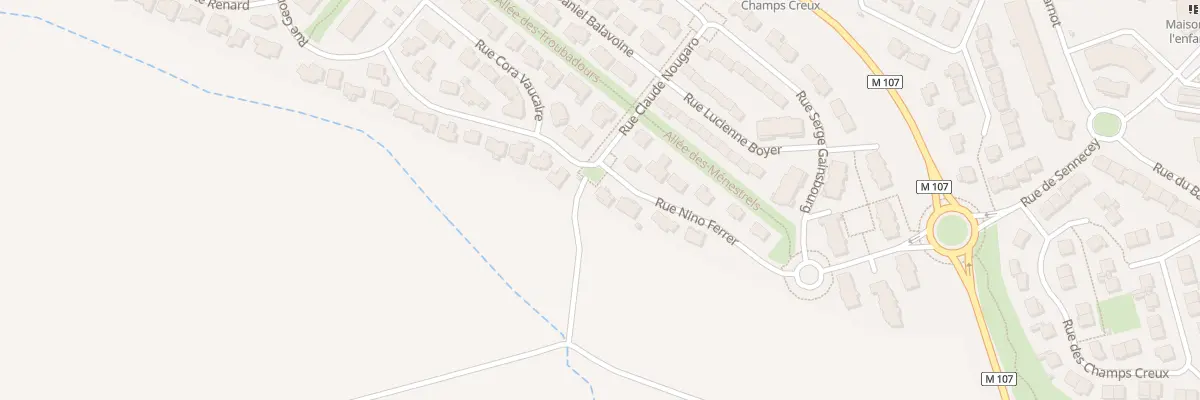 Plan du 2 Rue Nino Ferrer à Chevigny-Saint-Sauveur